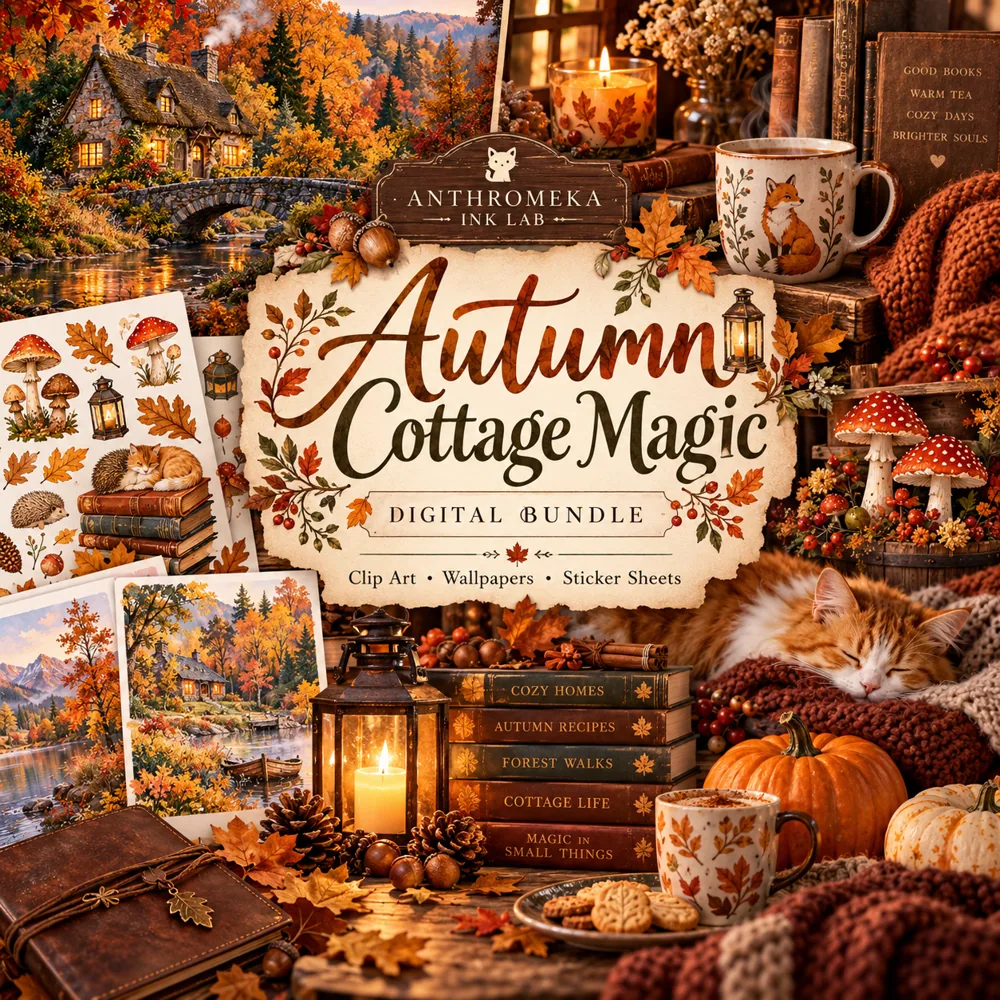 Autumn Cottage Magic artwork concept