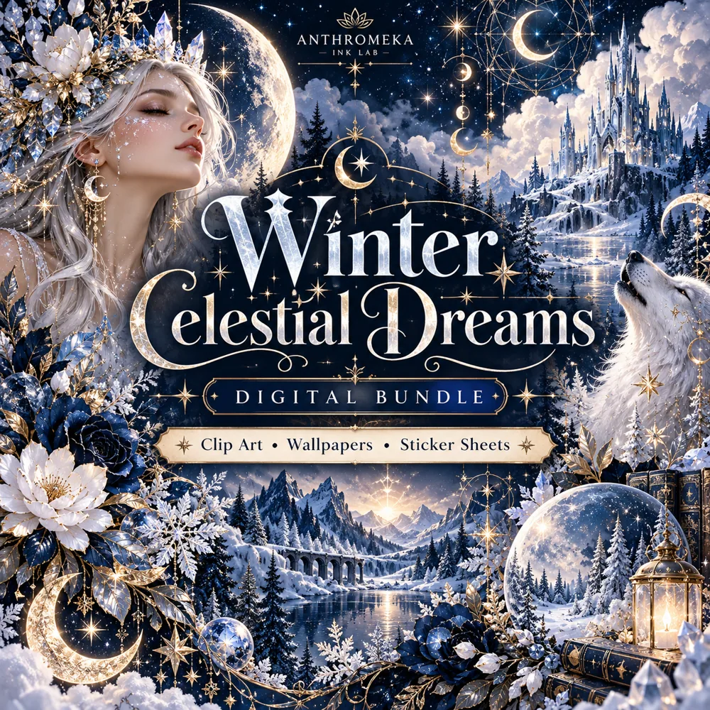 Winter Celestial Dreams artwork concept